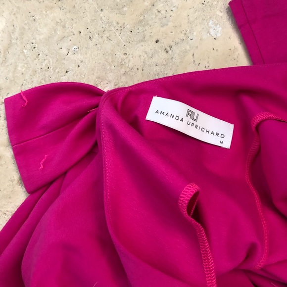 Pink Long Sleeve Back Bow Dress cocktail wedding - Picture 6 of 8